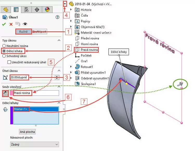 36-SolidWorks-postup-navod-modelani-vetrak-plechove-dily-lopatkove-kolo