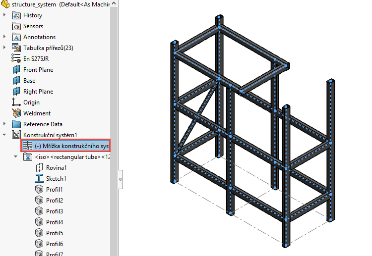 28-SOLIDWORKS-2019-svarovani-welding-Konstrukcni-system