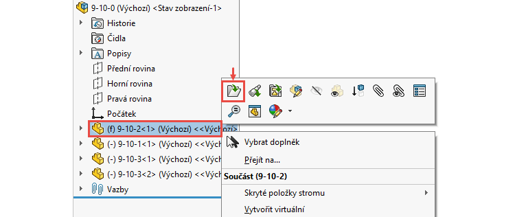 3-SOLIDWORKS-2022-novinky-vylouceni-soucasti-z-kusovniku-sestavy